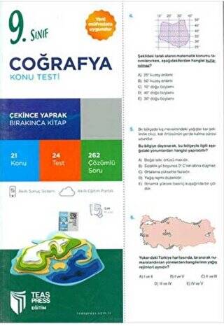 9. Sınıf Coğrafya Konu Testi - 1