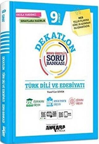 9. Sınıf Dekatlon Edebiyat Konu Özetli Soru Bankası - 1