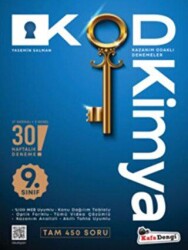 9. Sınıf Kod Kimya Kazanım Odaklı Denemeleri - 1
