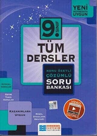 9. Sınıf Konu Özetli Tüm Dersler Soru Bankası - 1