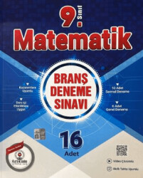 9. Sınıf Matematik Branş Deneme Sınavı - Özdebir Yayınları
