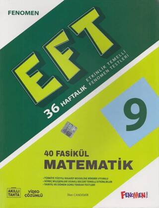 9. Sınıf Matematik Etkinlik Temelli Fenomen Testleri 40 Fasikül - 1