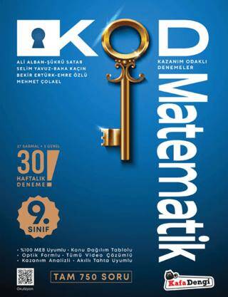 9. Sınıf Matematik KOD 30 Deneme - 1