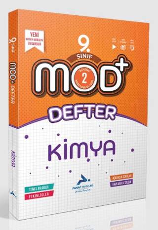 9. Sınıf Mod Kimya Defter - 1