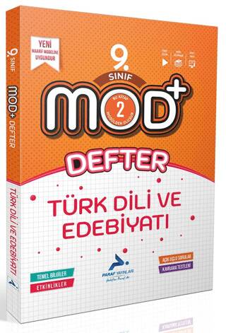 9. Sınıf Mod Türk Dili ve Edebiyatı Defter - 1