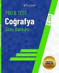 9. Sınıf Pro Test Coğrafya Soru Bankası - 1