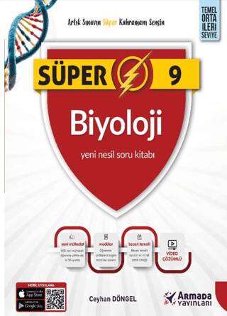 9. Sınıf Süper Biyoloji Yeni Nesil Soru Kitabı - 1