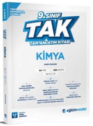 9. Sınıf Tam Anlatım Kitabı Kimya - 1