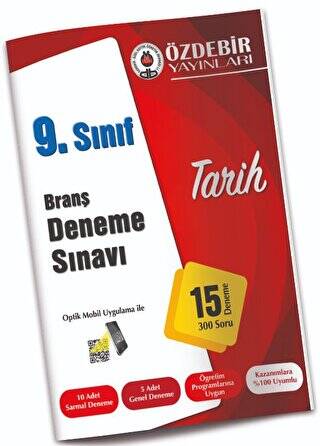 9. Sınıf Tarih Branş Deneme Sınavı - 1