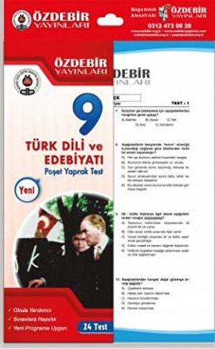 9. Sınıf Türk Dili ve Edebiyatı Yaprak Test - 1