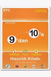 9`dan 10`a Edebiyat Tarih Coğrafya Hazırlık Kitabı - 1