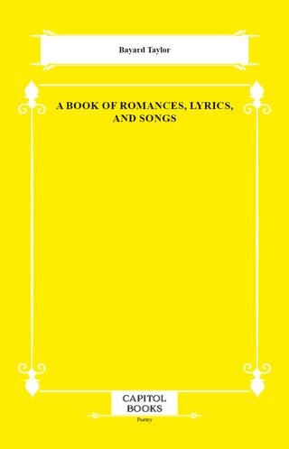 A Book of Romances, Lyrics, and Songs - 1