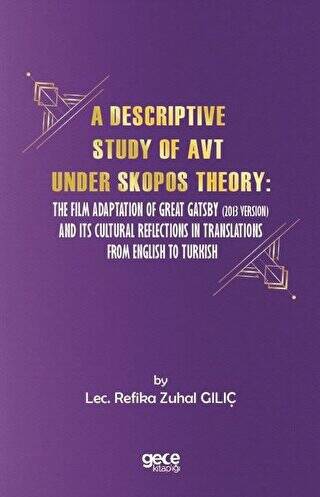 A Descriptive Study of Avt Under Skopos Theory - 1