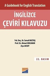 A Guidebook For English Translation İngilizce Çeviri Kılavuzu - Cevap Anahtarı - 1