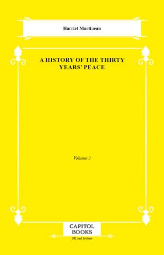 A History of the Thirty Years` Peace - 1