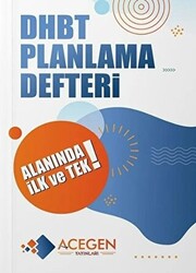 DHBT Planlama Defteri - 1