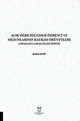 Açık Öğretim Lisesi Öğrenci ve Mezunlarının Katılım Örüntüleri - 1