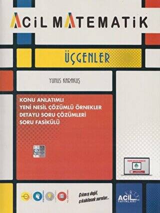 Acil Matematik Üçgenler Konu Anlatımlı Soru Fasikülü - 1