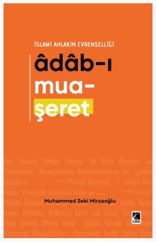 Adab-ı Muaşeret - 1