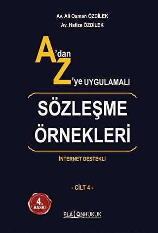 A`dan Z`ye Uygulamalı Sözleşme Örnekleri 4 Cilt Takım - 1