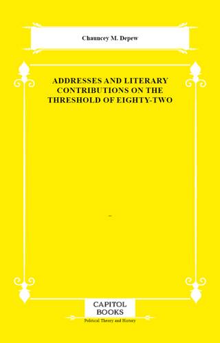 Addresses and Literary Contributions on the Threshold of Eighty-Two - 1