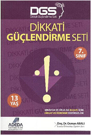 Adeda DGS Dikkati Güçlendirme Seti 7. Sınıf 13 Yaş - 1