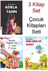 Adela Tann - Biri Şiir Mi Dedi? - Hayallerini Arayan Palyaço Çocuk Kitapları Seti 3 Kitap - Kitap Müptelası Yayınları