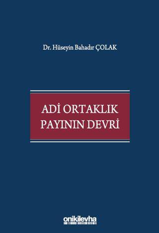 Adi Ortaklık Payının Devri - 1