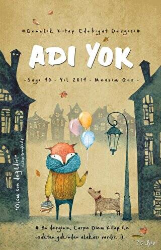 Adı Yok Gençlik Kitap Edebiyat Dergisi Sayı: 90 - 2019 Mevsim Güz - 1
