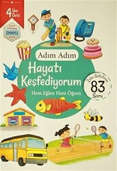 Adım Adım Hayatı Keşfediyorum 4 Yaş - Zeka Geliştiren 83 Soru - 1