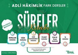 Adli Hakimlik Fark Dersler Süreler Kitabı - Temsil Kitap