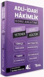 Adli- İdari Hakimlik Genel Yetenek - Genel Kültür Konu Anlatımı - Temsil Kitap