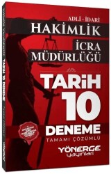 Adli İdari Hakimlik Tarih 10 Deneme Çözümlü - Yönerge Yayınları