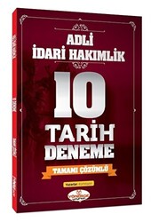 Adli İdari Hakimlik Tarih 10 Deneme Çözümlü - 1