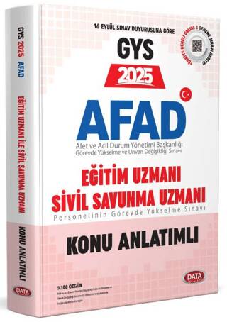 AFAD Eğitim Uzmanı - Sivil Savunma Uzmanı GYS Konu Anlatımlı - 1