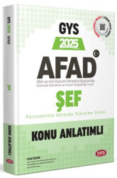 AFAD Şef GYS Konu Anlatımlı - 1