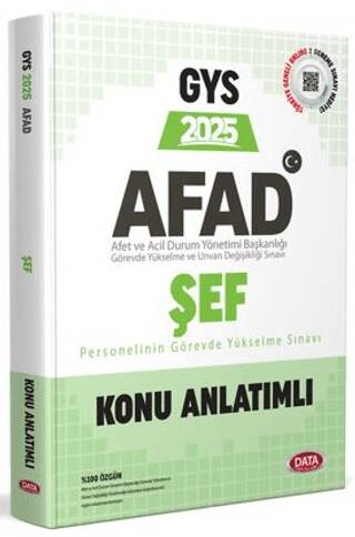 AFAD Şef GYS Konu Anlatımlı - 1