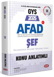 AFAD Şef GYS Konu Anlatımlı - Data Yayınları