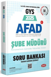 Afad Şube Müdürü GYS Soru Bankası - Karekod Çözümlü - Data Yayınları