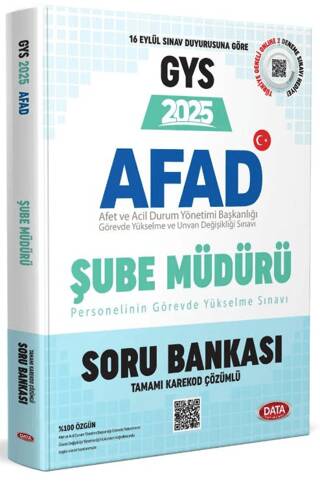 Afad Şube Müdürü GYS Soru Bankası - Karekod Çözümlü - 1
