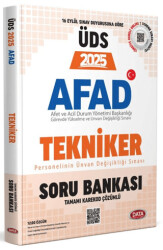 AFAD Tekniker - Teknisyen ÜDS Soru Bankası - Karekod Çözümlü - Data Yayınları