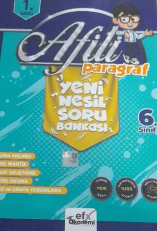 Afili Paragraf 6. Sınıf Yeni Nesil Soru Bankası - 1