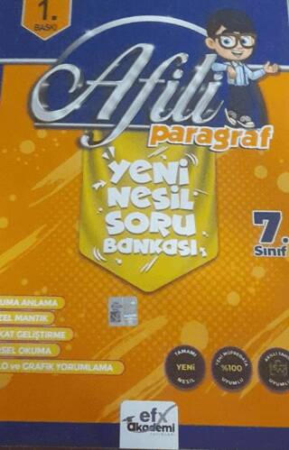 Afili Paragraf 7. Sınıf Yeni Nesil Soru Bankası - 1