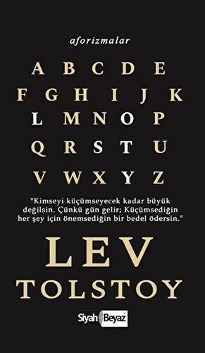 Aforizmalar - Lev Tolstoy - 1