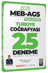AGS Simülasyonu Türkiye Coğrafyası 25 Deneme Çözümlü - 1