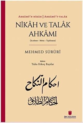 Ahkamü`n-nikah Ahkamü`t-talak Nikah ve Talak Ahkamı - 1