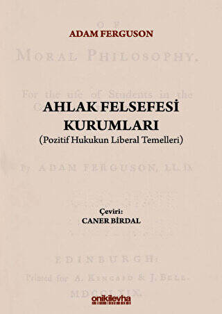 Ahlak Felsefesi Kurumları - 1