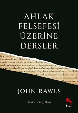 Ahlak Felsefesi Üzerine Dersler - 1