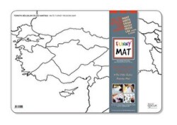 Akademi Çocuk Türkiye Bölgeler Dilsiz Haritası Funny Mat - 1