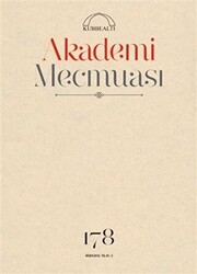Akademi Mecmuası Sayı: 178 Nisan 2016 - 1